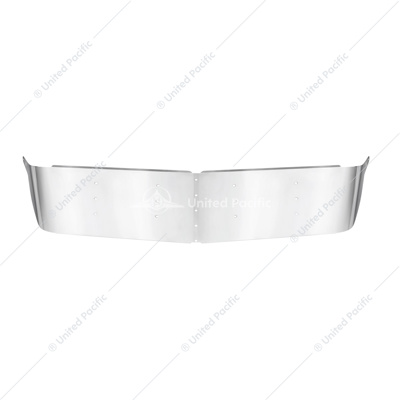 13-1/2" Stainless Curved Drop Visor For 1995-2006 Kenworth W900