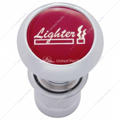 Deluxe Cigarette Lighter - Red Glossy Sticker