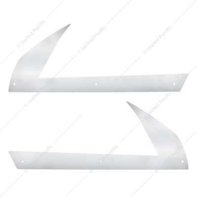430 SS Below Headlight Fender Guards For 2018-2024 Freightliner Cascadia (Pair)