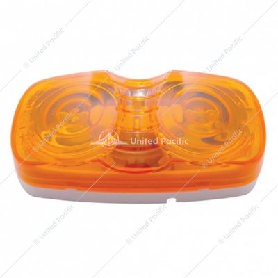Tiger Eye Light (Clearance/Marker) With White Base - Amber Lens
