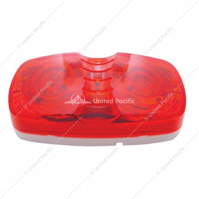 Tiger Eye Light (Clearance/Marker) With White Base - Red Lens