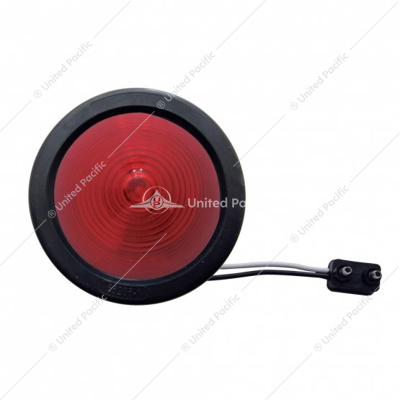 2-1/2" Round Beehive Light Kit (Clearance/Marker) - Red Lens