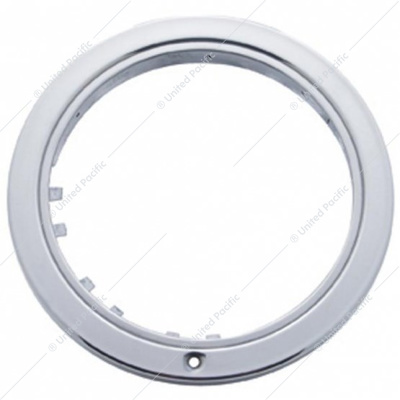 Stainless "Bullet" Headlight Bezel Without Turn Signal Cutout
