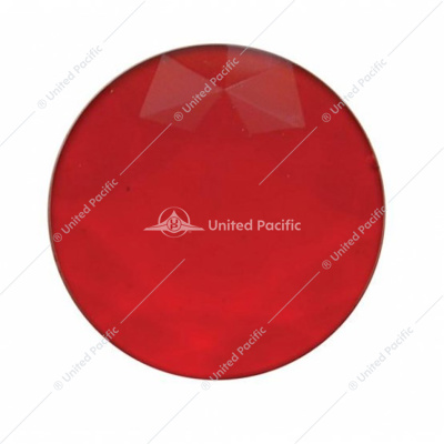 1-3/8" Round Plastic Dome/Map Light Lens - Red