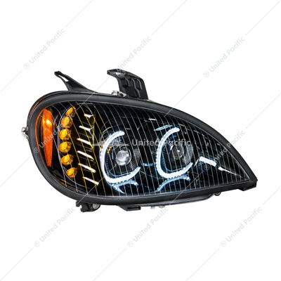 High Power LED Blackout Projection Headlight For 2001-2020 Freightliner Columbia - Passenger