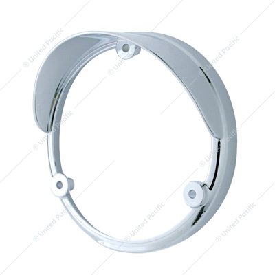 Round Double Face Light Bezel With Visor - Fits 38113 Series