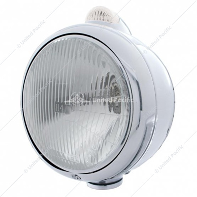 Chrome Guide 682-C Headlight H4 & Dual Mode LED Signal
