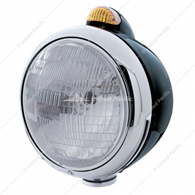 Black Guide 682-C Headlight H6024 & Dual Mode LED Signal