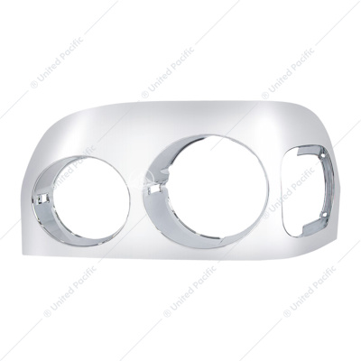 Chrome Headlight Bezel For 1996-2004 Freightliner Century - Driver -Competition Series