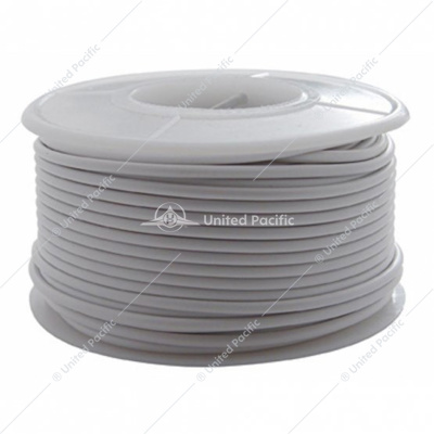 100' Long Primary Wire Roll - White
