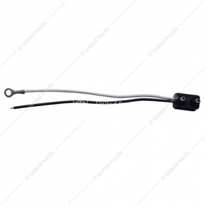 2 Wire Pigtail With 2 Prong Plug - 6" Lead (Bulk)