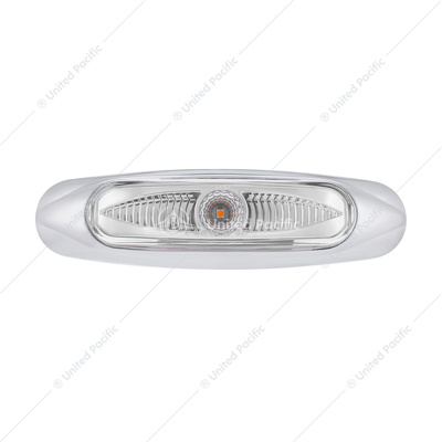 5-3/4" Wide 3 LED ViperEye Light (Clearance/Marker) - Amber LED/Clear Lens