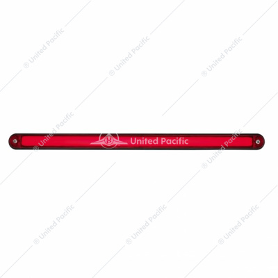 24 LED 12" GloLight Bar With Black Housing - Red LED/Red Lens