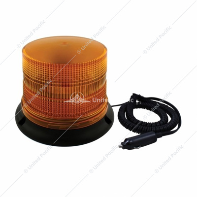 3 High Power LED 5" Round Beacon Light - Magnet Mount