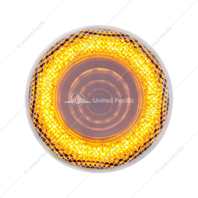 12 LED 2-1/2" Mirage Light (Clearance/Marker) - Amber LED/Clear Lens