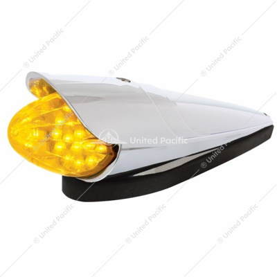 19 LED Reflector Grakon 1000 Cab Light Kit With Visor - Amber LED/Amber Lens