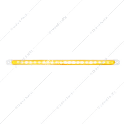 24 LED Dual Function 12" GloLight Bar (Turn Signal) - Amber LED/Clear Lens (Bulk)
