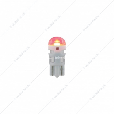 High Power Single LED 194/T10 Bulb - Red (2-Pack)
