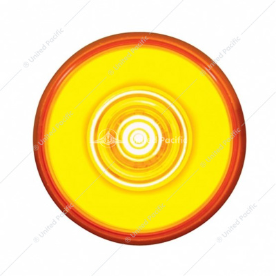 6 LED 2" Round GloLight (Clearance/Marker) - Amber LED/Amber Lens