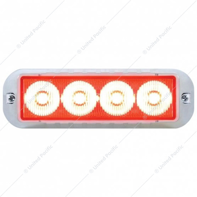 4 LED Warning Light - Red LED