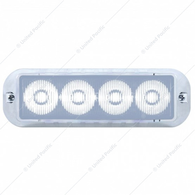 4 LED Warning Light - White LED