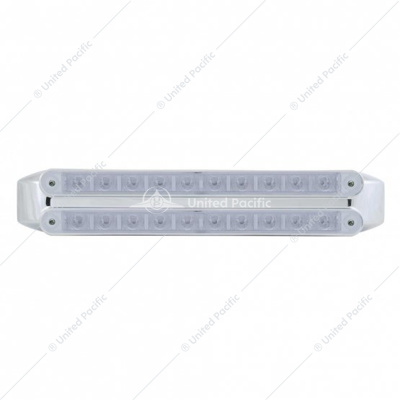 Dual 10 LED 9" Turn Signal Light Bars - Amber LED/Clear Lens