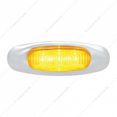 3 LED Light (Clearance/Marker) - Amber LED/Amber Lens