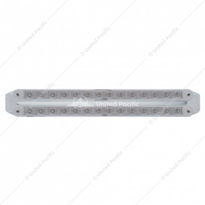 Dual 14 LED 12" Light Bars (Stop, Turn & Tail) - Red LED/Clear Lens
