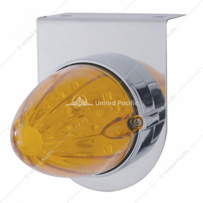 Stainless Light Bracket With 19 LED Watermelon Light - Amber LED/Amber Lens