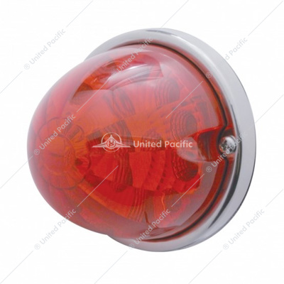 17 LED Reflector Watermelon Flush Mount Kit - Red LED/Red Lens