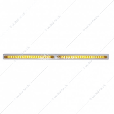 25-5/16" Stainless Light Bracket With 2X 19 LED 12" Light Bars