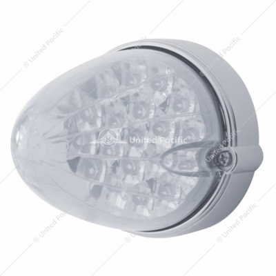 19 LED Reflector Grakon 1000 Flush Mount Kit - Amber LED/Clear Lens