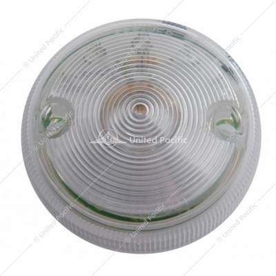 15 LED 3" Single Face Light Only - Amber LED/Clear Lens (Bulk)