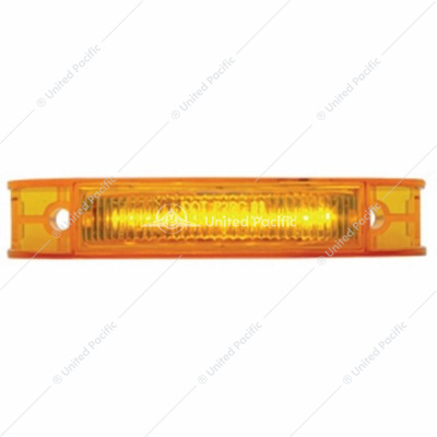 7 LED Rectangular Light (Clearance/Marker) - Amber LED/Amber Lens