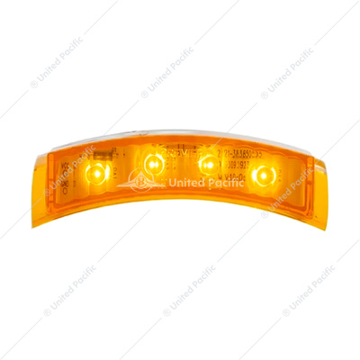 4 LED Headlight Turn Signal Light - Amber LED/Amber Lens
