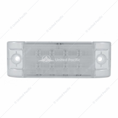 8 SMD LED Rectangular Light (Clearance/Marker) - Amber LED/Clear Lens (Bulk)