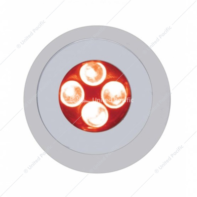 4 LED License Plate Fastener - Red LED