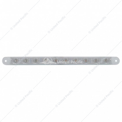 10 LED 9" Turn Signal Light Bar - Amber LED/Clear Lens