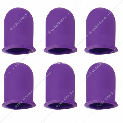 Small Bulb Cover (Fits 194 & Other Small Bulbs) - Purple (6-Pack)