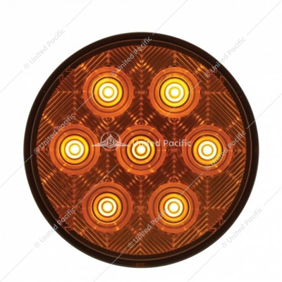 7 LED 4" Competition Series Turn Signal Light - Amber LED/Amber Lens