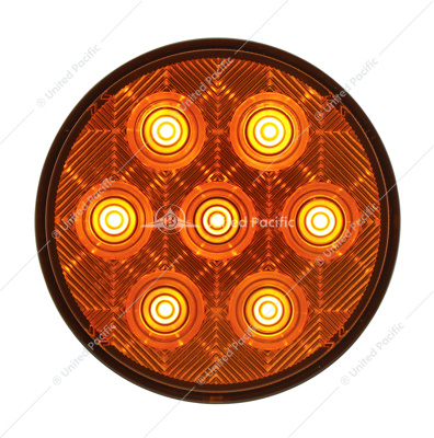7 LED 4" Competition Series Turn Signal Light - Amber LED/Amber Lens (Bulk)