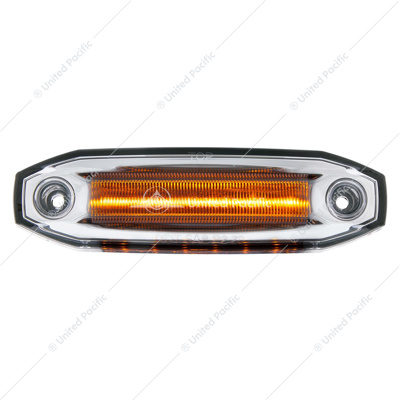 6 Amber LED Light (Clearance/Marker) With 6 Amber LED Side Ditch Light