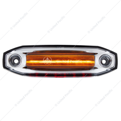 6 Amber LED Light (Clearance/Marker) With 6 Red LED Side Ditch Light
