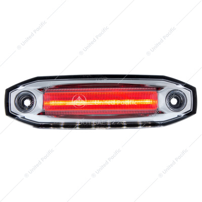 6 Red LED Light (Clearance/Marker) With 6 White LED Side Ditch Light