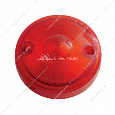 15 LED 3" Dual Function Single Face Light Only - Red LED/Red Lens (Bulk)