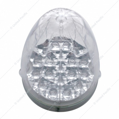 19 LED Reflector Grakon 1000 Style Cab Light - Amber LED/Clear Lens