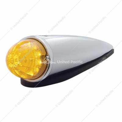 17 LED Reflector Watermelon Cab Light Kit With Die Cast Housing - Amber LED/Amber Lens
