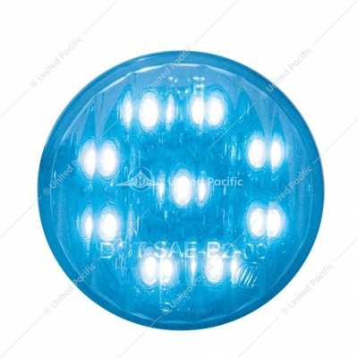 9 LED 2" Auxiliary Light - Blue LED/Clear Lens