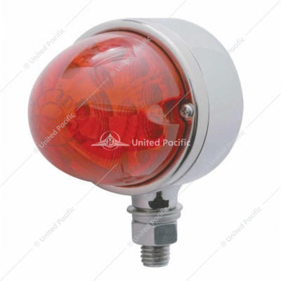 17 LED Reflector Single Face Light - Red LED/Red Lens