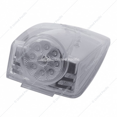 19 LED Reflector Square Cab Light - Amber LED/Clear Lens